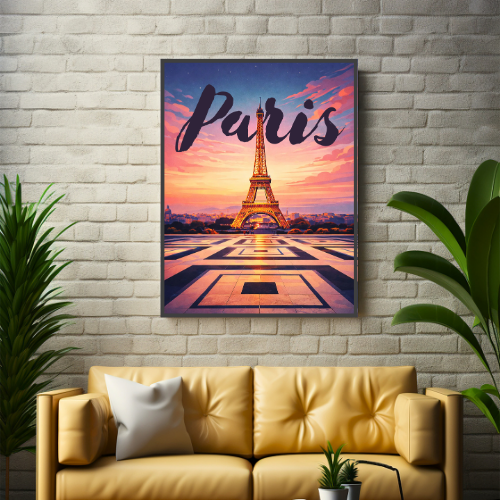 Affiche Tour Eiffel - Icône intemporelle de Paris
