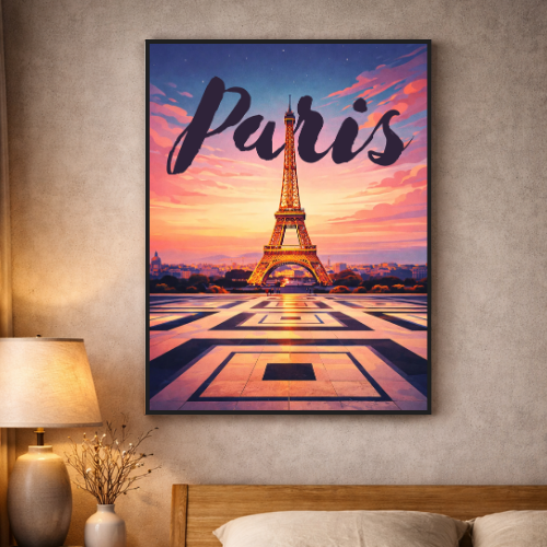 Affiche Tour Eiffel - Icône intemporelle de Paris