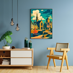 Affiche Plouescat – Nature brute et charme breton