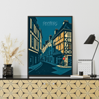 Affiche Poitiers – Histoire, charme et lumière