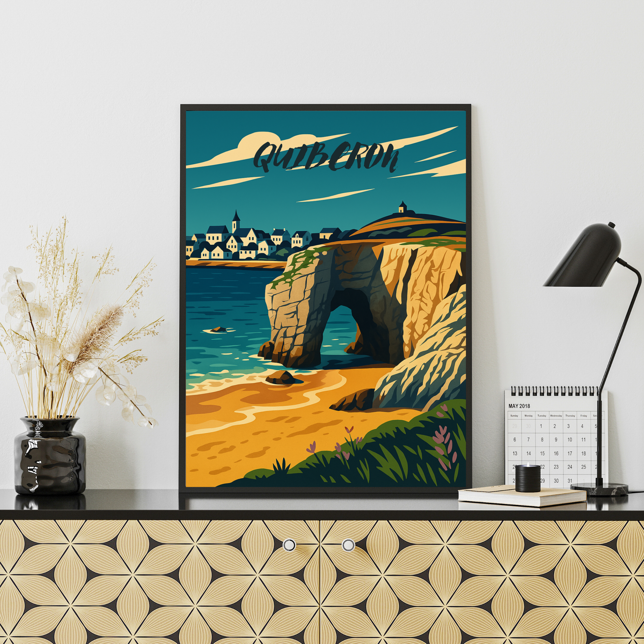 Affiche Quiberon – Sauvage beauté bretonne