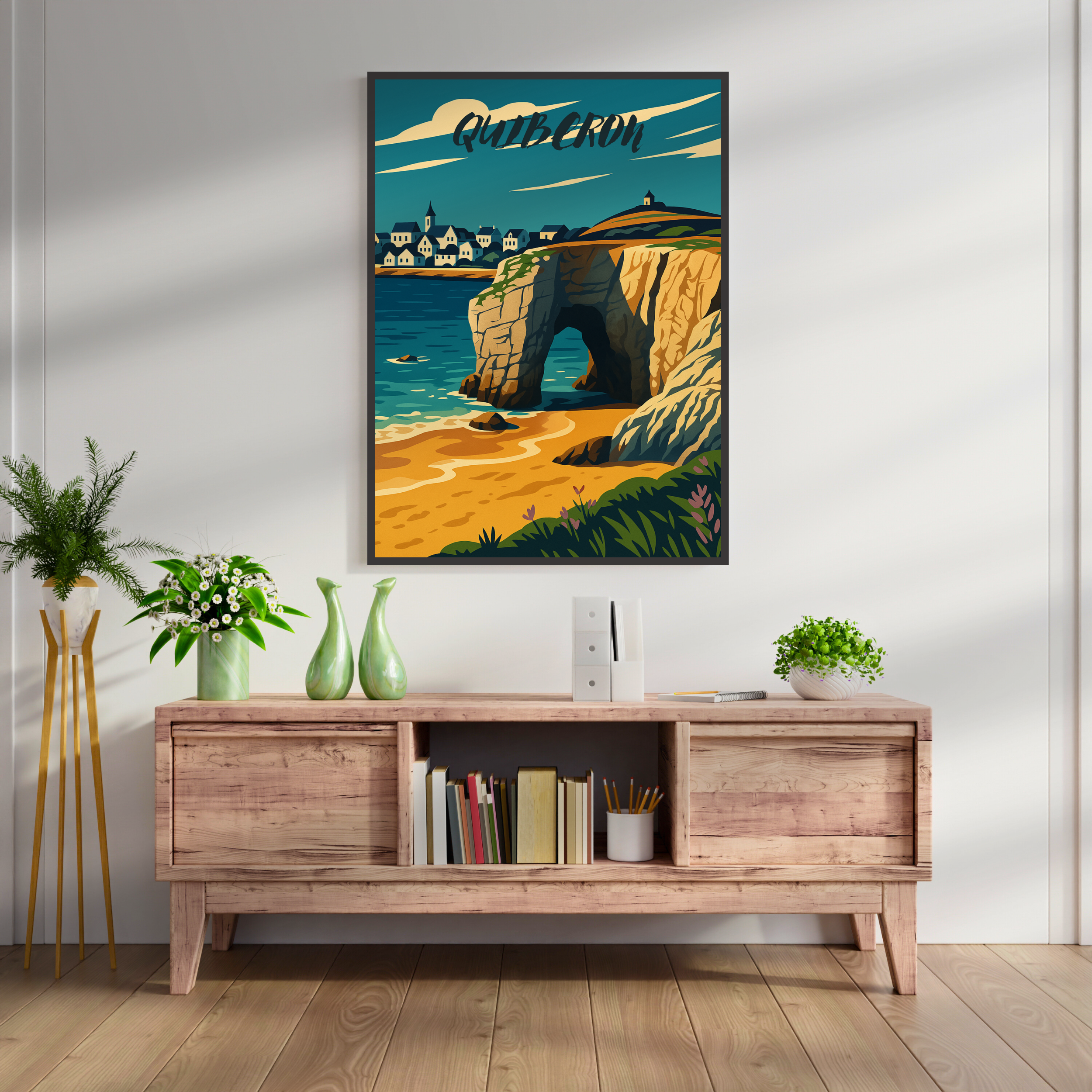 Affiche Quiberon – Sauvage beauté bretonne