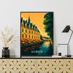 Affiche Quimper – Tradition, charme et couleurs
