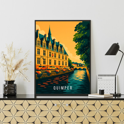 Affiche Quimper – Tradition, charme et couleurs