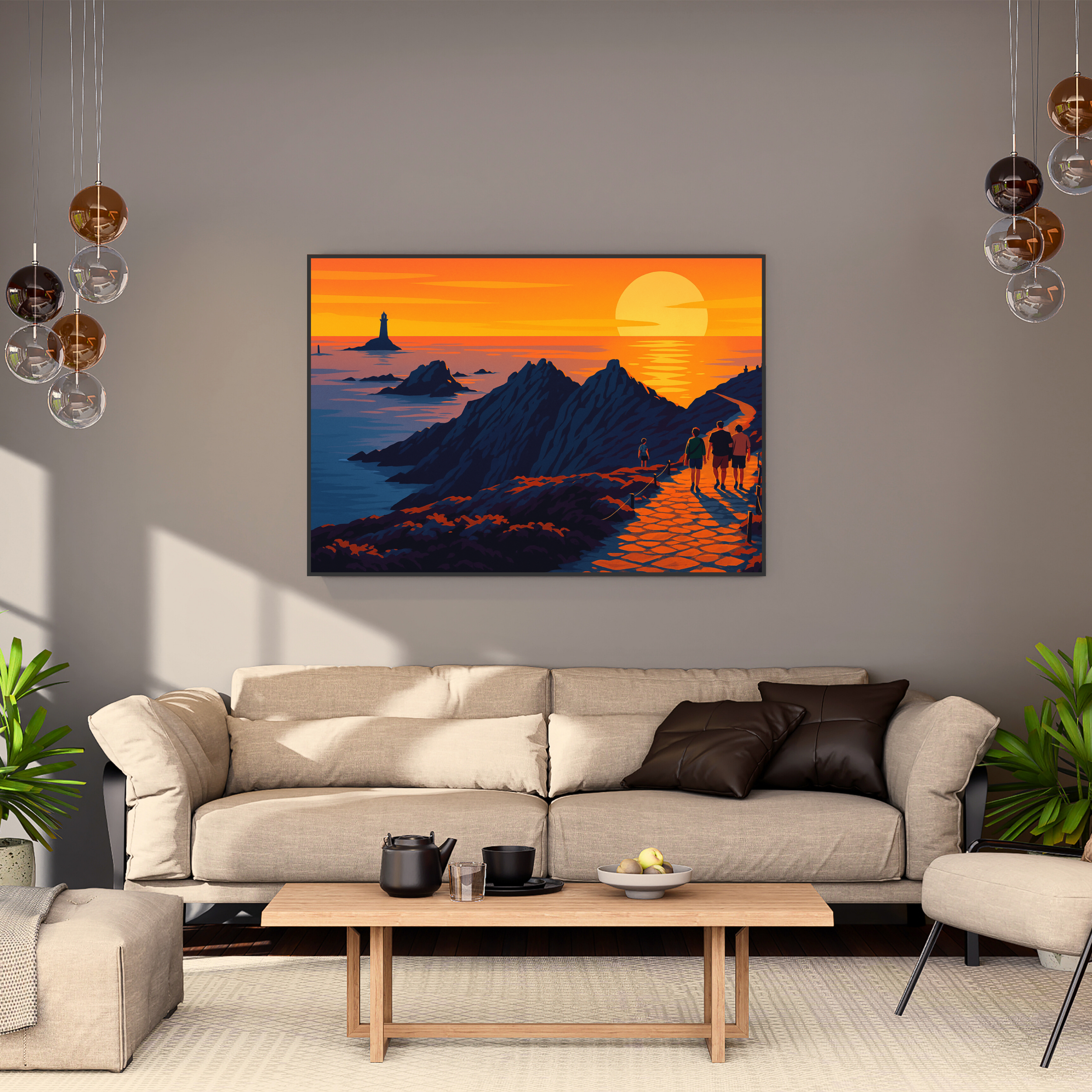 Affiche Pointe du Raz – Finistère sauvage et sublime