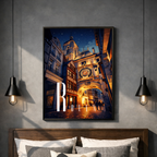 Affiche Rouen – Poster déco ville au style moderne