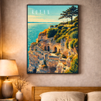 Affiche Royan – Poster déco ville au style moderne