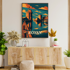 Affiche Royan – Soleil, modernisme et océan