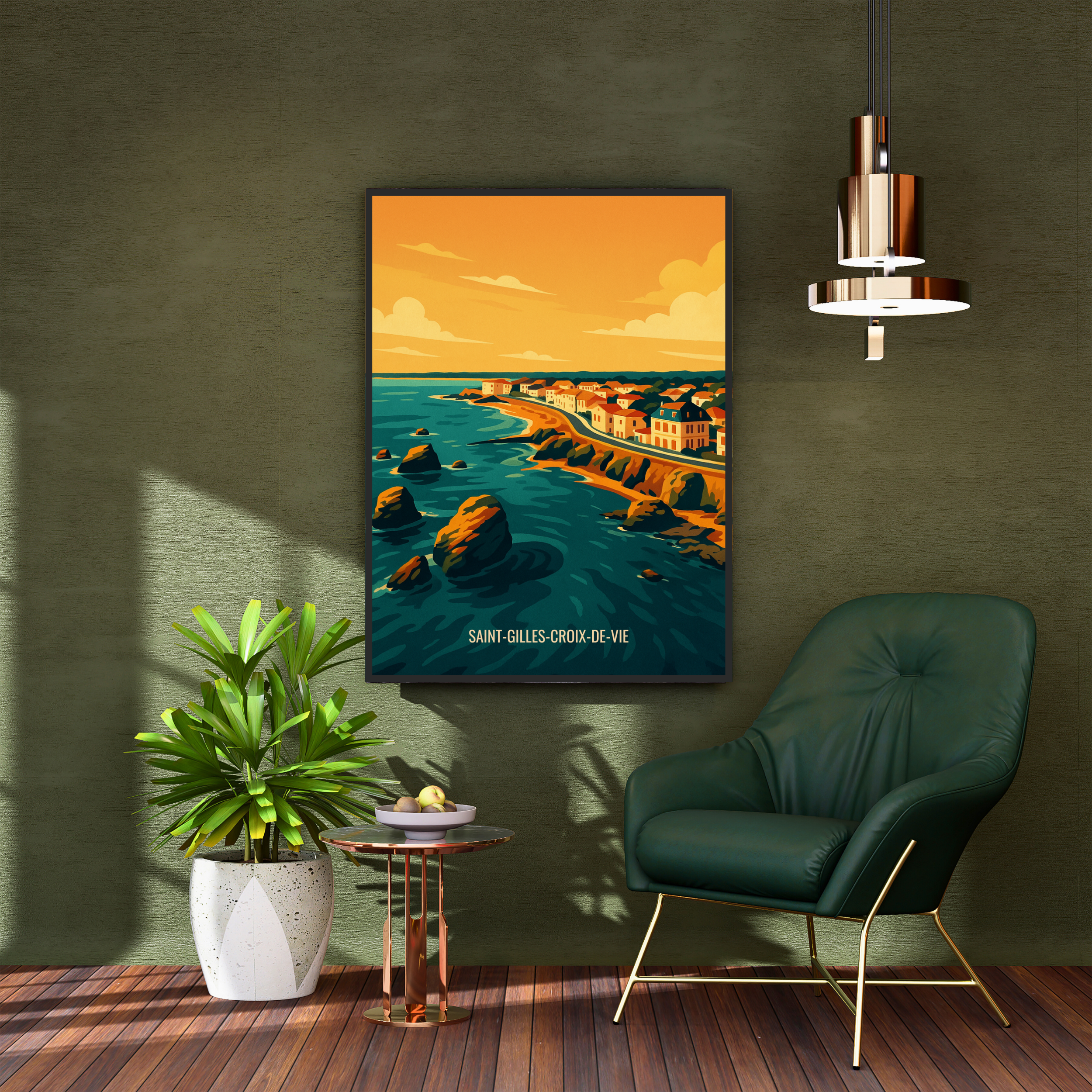 Affiche Saint-Gilles-Croix-de-Vie – Esprit marin