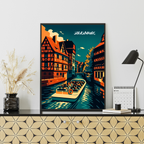 Affiche Strasbourg – Canaux, charme et histoire