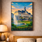 Affiche Tours – Poster déco ville au style moderne