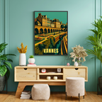 Affiche Vannes – Remparts, charme et air breton